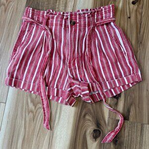 American Eagle striped shorts